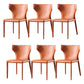 Contemporary Leather Dining Room Chair Wingback Parsons Chair for Home Use