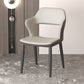 Modern Faux Leather Dining Side Chairs Open Back Dining Arm Chair for Dining Room