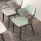 Modern Faux Leather Dining Side Chairs Open Back Dining Arm Chair for Dining Room