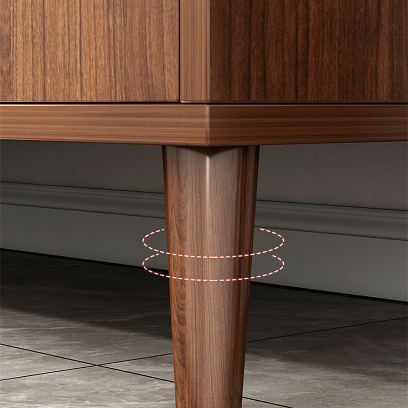 Sideboard della cucina credenza in legno moderno in legno con porta di vetro