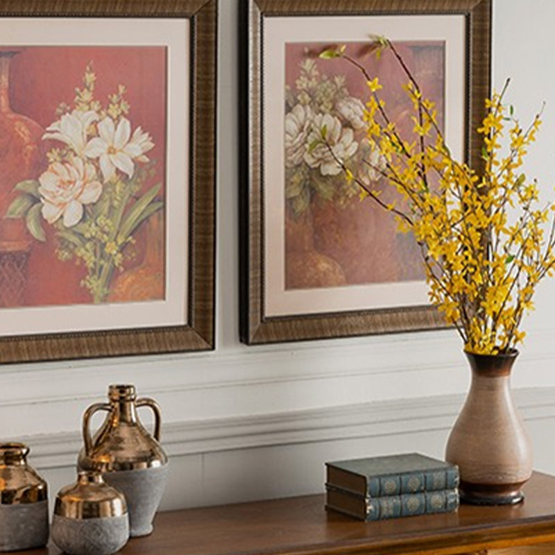 Panneau latéral en bois massif buffet de rangement rectangle avec tiroirs