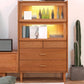 Modern Style Sideboard Cabinet Home Wooden Side Board with Glass Doors Clearhalo 'buffet_sideboard' 'Buffets & Sideboards' 'furn' 'furn_buffet_sideboard' 'Furniture' 'Kitchen & Dining Furniture' 6219500