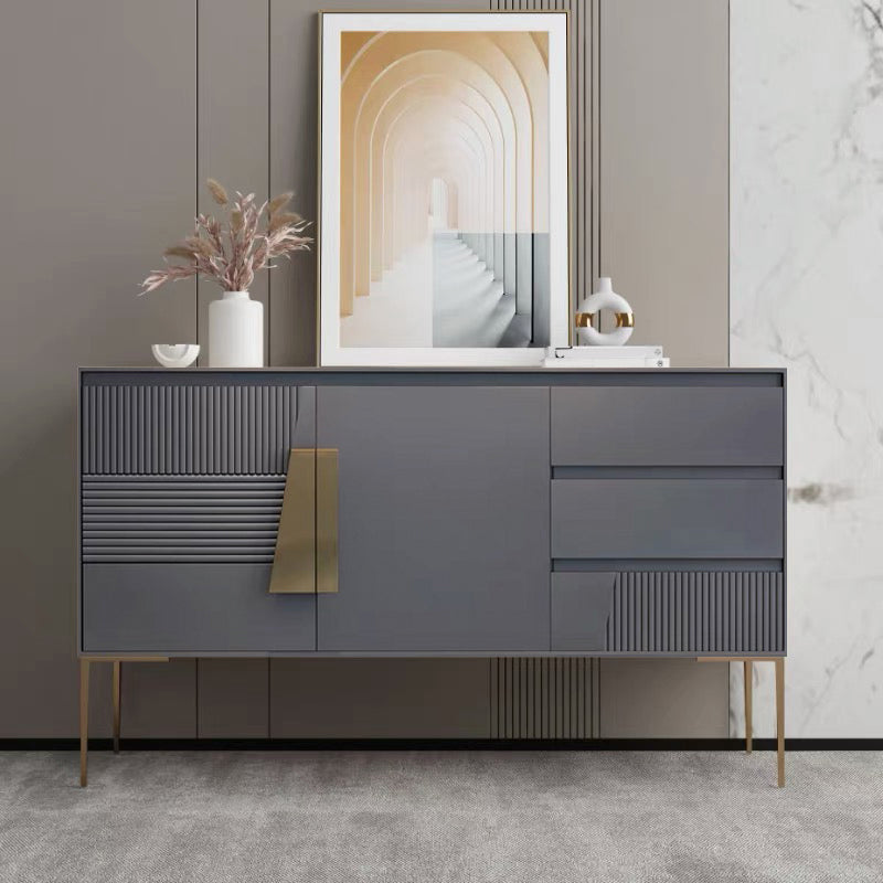 Restangle de rangement de style luxe Rectangle Armoire du buffet