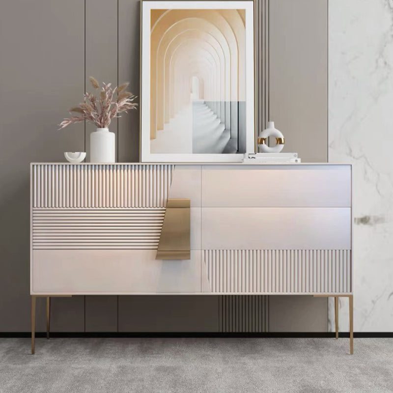 Restangle de rangement de style luxe Rectangle Armoire du buffet