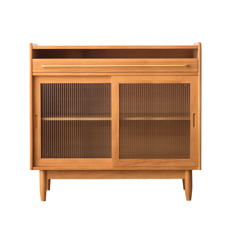 Casa di casa in legno Casa di legno moderno minimalista rettangolare del tavolo della porta con porta