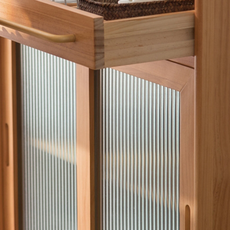 Casa di casa in legno Casa di legno moderno minimalista rettangolare del tavolo della porta con porta