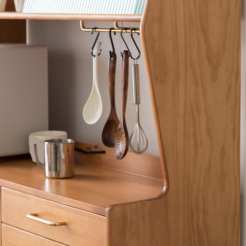 Scheda laterale in legno con mobili moderni soggiorno minimalista a buffet