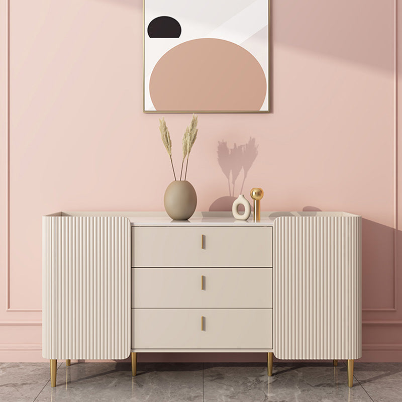 Sideboard di archiviazione di lusso Sinterizzata Sinterita Sinterita Sideboard con cassetti e porte