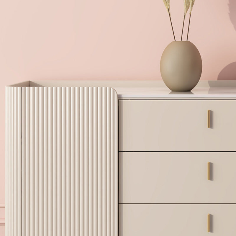 Sideboard di archiviazione di lusso Sinterizzata Sinterita Sinterita Sideboard con cassetti e porte