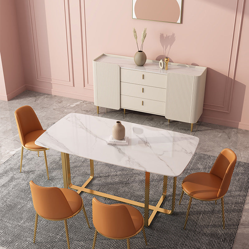 Sideboard di archiviazione di lusso Sinterizzata Sinterita Sinterita Sideboard con cassetti e porte