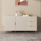 Sintemporagolo Sintelled Stoned Sideboard Cabinet Sideboard di archiviazione di lusso con cassetti e porte