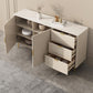 Sintemporagolo Sintelled Stoned Sideboard Cabinet Sideboard di archiviazione di lusso con cassetti e porte