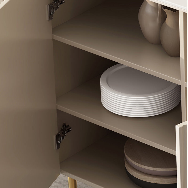 Sintemporagolo Sintelled Stoned Sideboard Cabinet Sideboard di archiviazione di lusso con cassetti e porte