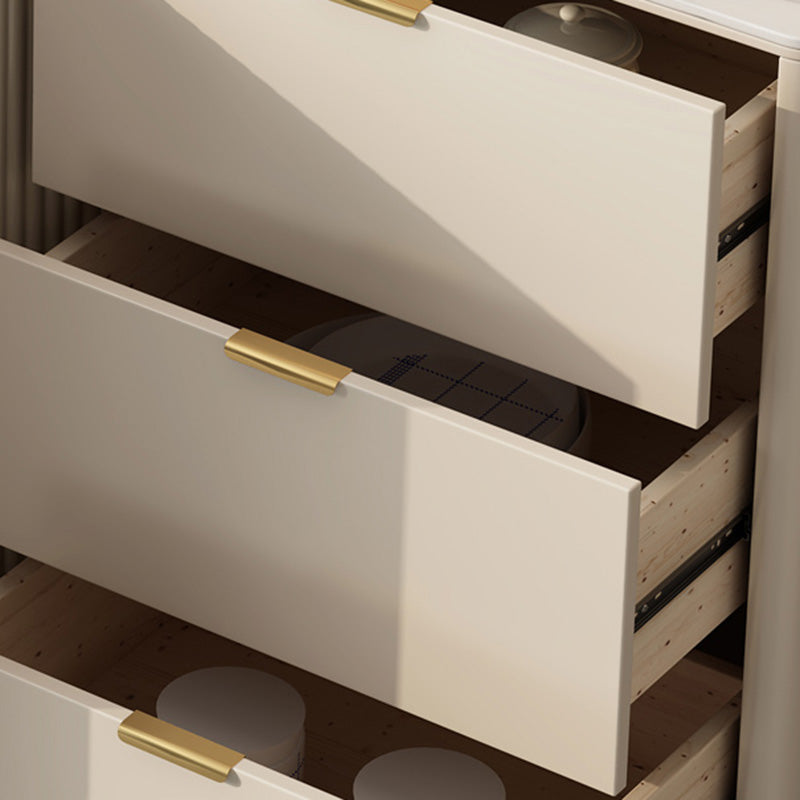 Sintemporagolo Sintelled Stoned Sideboard Cabinet Sideboard di archiviazione di lusso con cassetti e porte