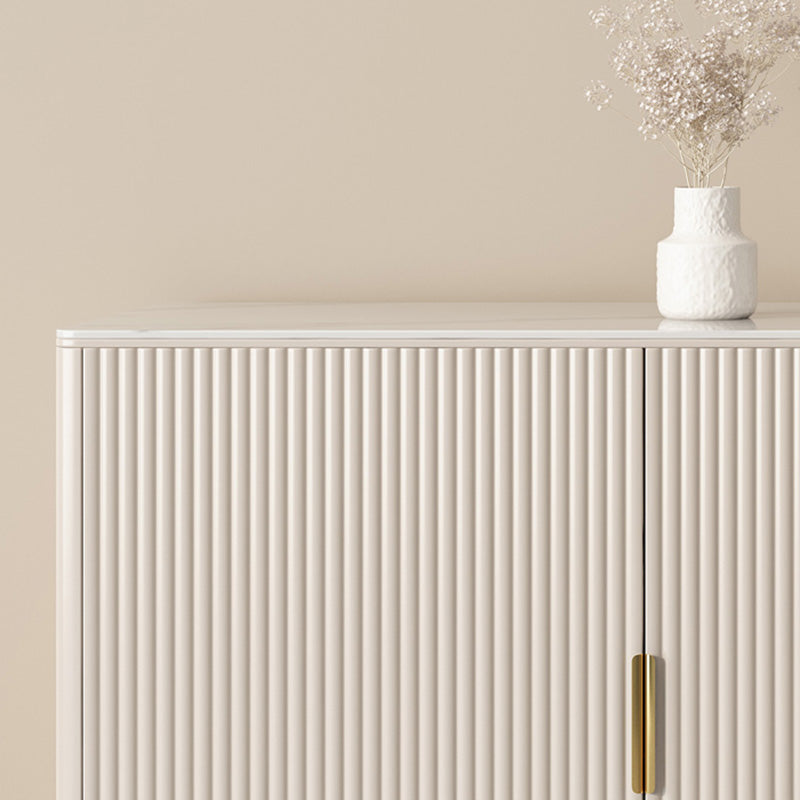 Sintemporagolo Sintelled Stoned Sideboard Cabinet Sideboard di archiviazione di lusso con cassetti e porte