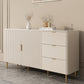 Sintemporagolo Sintelled Stoned Sideboard Cabinet Sideboard di archiviazione di lusso con cassetti e porte