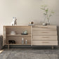 Luxury Style Side Board Sintered Stone Home Storage Sideboard with Drawers and Door Clearhalo 'buffet_sideboard' 'Buffets & Sideboards' 'furn' 'furn_buffet_sideboard' 'Furniture' 'Kitchen & Dining Furniture' 6219813