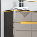 Home Luxury Style Storage Sideboard Sintered Stone Sideboard Cabinets