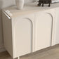 Modern Style Rectangle Sideboard Wooden Dining Sideboard with Doors