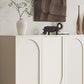 Modern Style Rectangle Sideboard Wooden Dining Sideboard with Doors