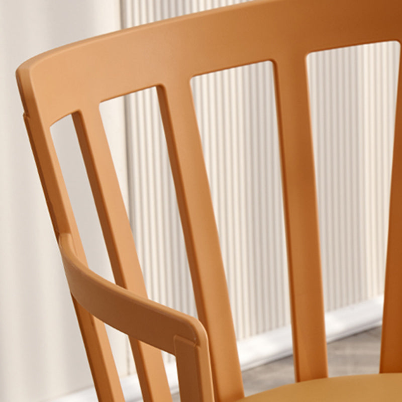 Eigentijdse stijl armstoel plastic winsor terug binnenstoel voor eetkamer