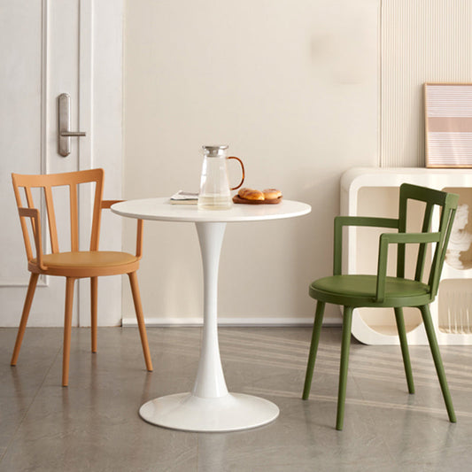 Eigentijdse stijl armstoel plastic winsor terug binnenstoel voor eetkamer