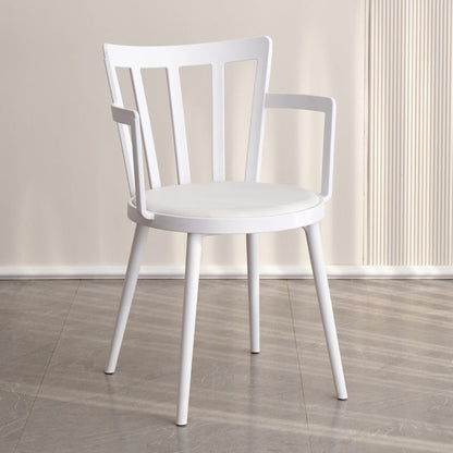 Eigentijdse stijl armstoel plastic winsor terug binnenstoel voor eetkamer