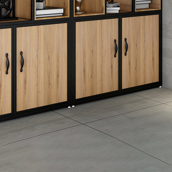 Vertikalem Standard offenes Bücherregal Modern Brown Office Regal Bücherregal mit Türen