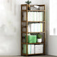 Contemporary Etagere Bookshelf Bamboo Shelf Bookcase for Home