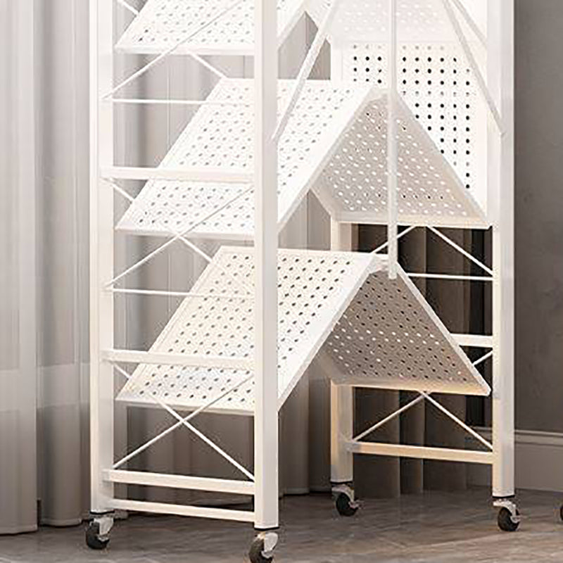 Modern Metal Etagere Shelf Bookcase Open Book Shelf for Study Room