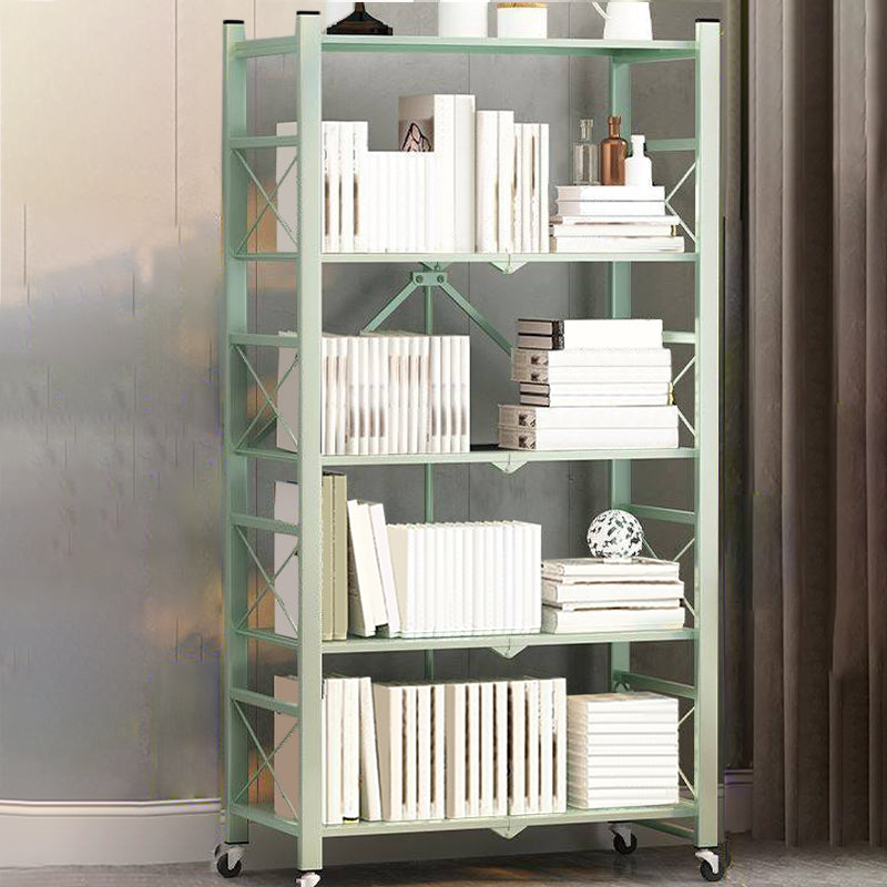 Modern Metal Etagere Shelf Bookcase Open Book Shelf for Study Room