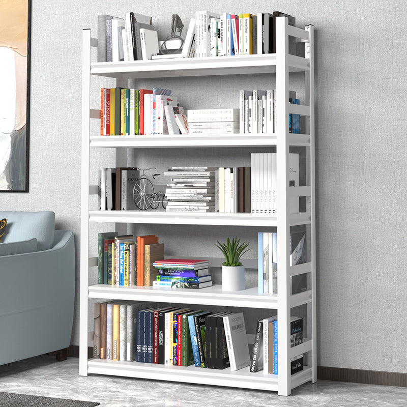 Etagere Bookshelf 15.7" H X 72" W Modern Metal Open Bookcase
