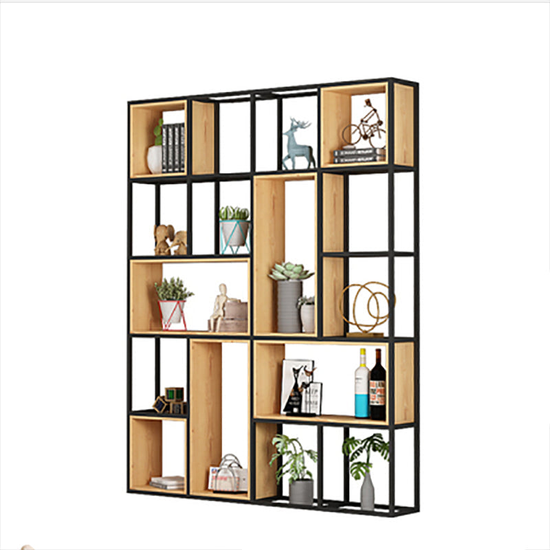 Estantería abierta estantería contemporánea de metal para comedor