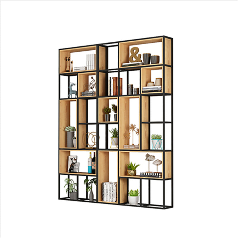 Estantería abierta estantería contemporánea de metal para comedor