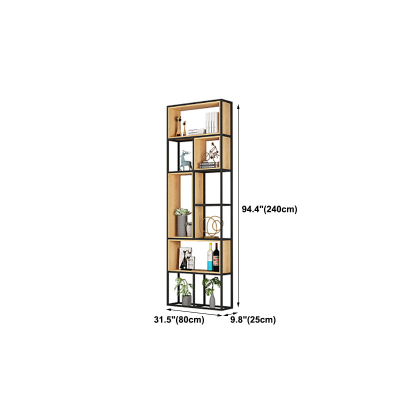 Estantería abierta estantería contemporánea de metal para comedor