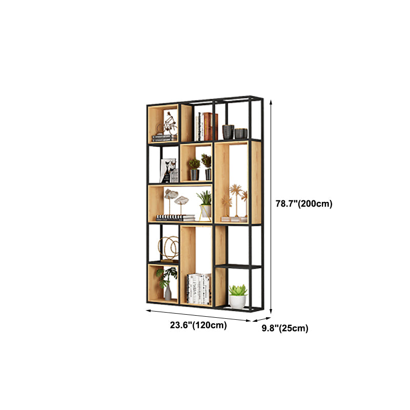 Estantería abierta estantería contemporánea de metal para comedor