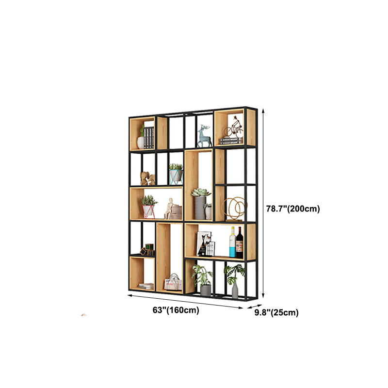 Estantería abierta estantería contemporánea de metal para comedor