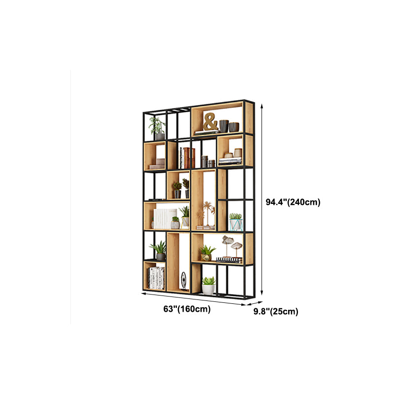 Estantería abierta estantería contemporánea de metal para comedor