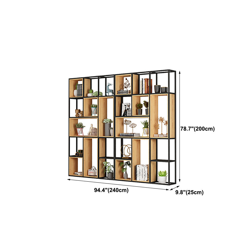 Estantería abierta estantería contemporánea de metal para comedor
