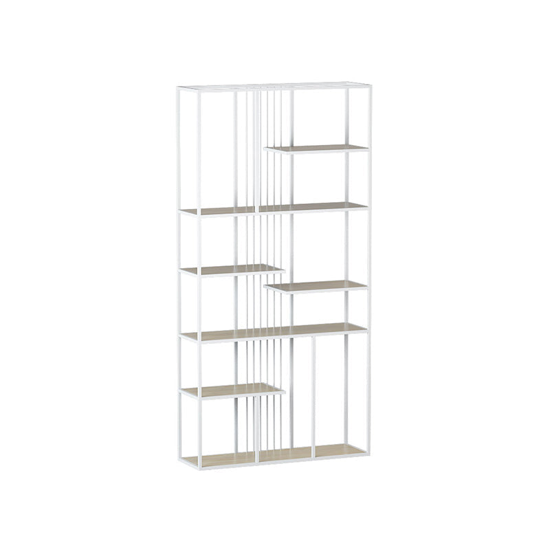 Glam Metal Bookshelf Etagere Shelf Bookcase for Study Room 78.7" H X 11.8" W