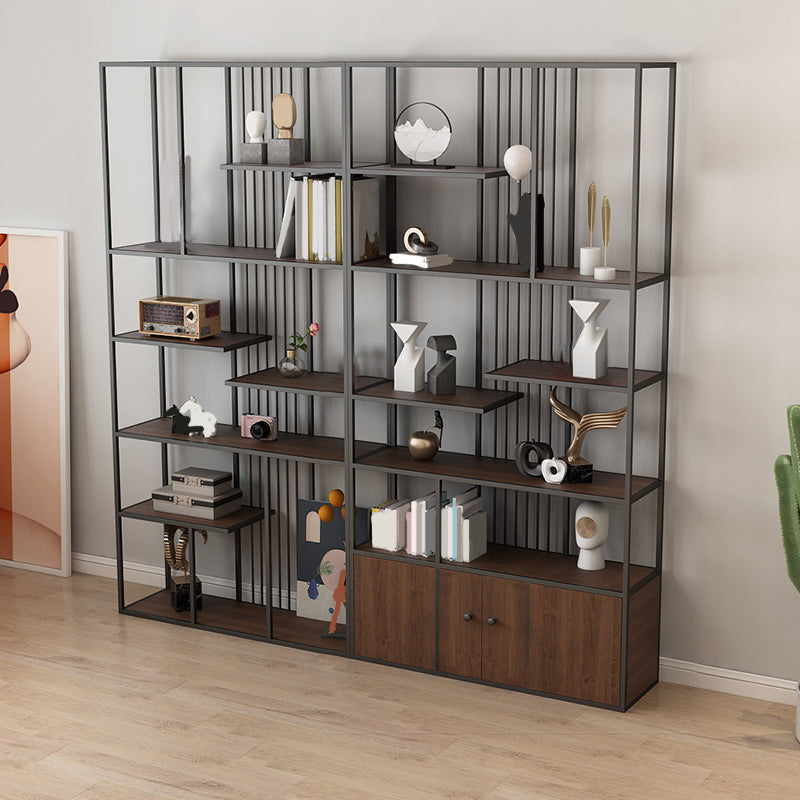 Glam Metal Bookshelf Etagere Shelf Bookcase for Study Room 78.7" H X 11.8" W