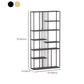 Glam Metal Bookshelf Etagere Shelf Bookcase for Study Room 78.7" H X 11.8" W