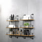 Metal and Wooden Shelf Bookcase Floating Open Wall Mounted Book Shelf for Study Room Clearhalo 'Bookcases' 'furn' 'furn_bookcases' 'Furniture' 'Office Furniture' 6220162