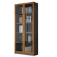 Contemporary Bookcase Closed Back Engineered Wood Vertical Shelf Bookcase