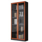 Contemporary Bookcase Closed Back Engineered Wood Vertical Shelf Bookcase