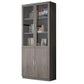 Contemporary Bookcase Closed Back Engineered Wood Vertical Shelf Bookcase