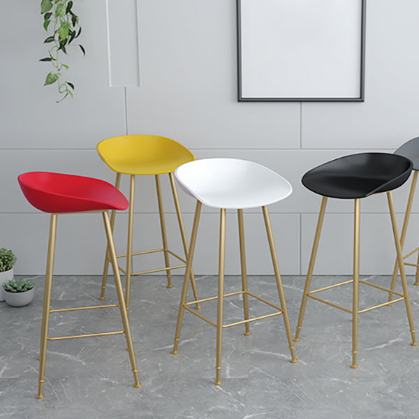 Industrial Counter Stool with Bucket Plastic Bar Stools for Restaurant Clearhalo 'Bar Furniture' 'Bar Stools' 'bar_stools' 'furn' 'furn_bar_stools' 'Furniture' 'Kitchen & Dining Furniture' 6220776