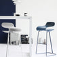 Backrest Armless Counter Stool Modern Iron Bar Stool with Plastic Cushion Clearhalo 'Bar Furniture' 'Bar Stools' 'bar_stools' 'furn' 'furn_bar_stools' 'Furniture' 'Kitchen & Dining Furniture' 6220847