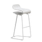 Backrest Armless Counter Stool Modern Iron Bar Stool with Plastic Cushion Clearhalo 'Bar Furniture' 'Bar Stools' 'bar_stools' 'furn' 'furn_bar_stools' 'Furniture' 'Kitchen & Dining Furniture' 6220855