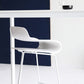 Backrest Armless Counter Stool Modern Iron Bar Stool with Plastic Cushion Clearhalo 'Bar Furniture' 'Bar Stools' 'bar_stools' 'furn' 'furn_bar_stools' 'Furniture' 'Kitchen & Dining Furniture' 6220857
